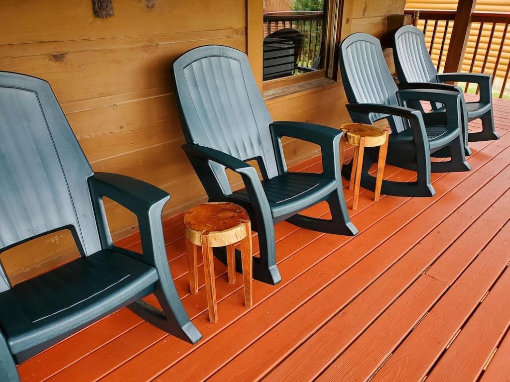 Story Brook: Beautiful True Log Cabin! Close To Dollywood, State Park, And More! 塞维尔维尔 外观 照片